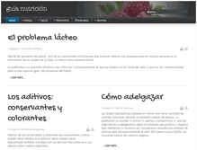 Tablet Screenshot of guianutricion.com